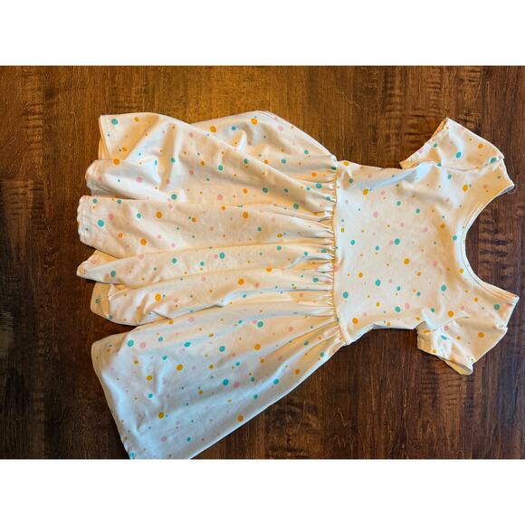 Dot Dot Smile polka dot lotus sleeveless dress 3/4 - Picture 3 of 3